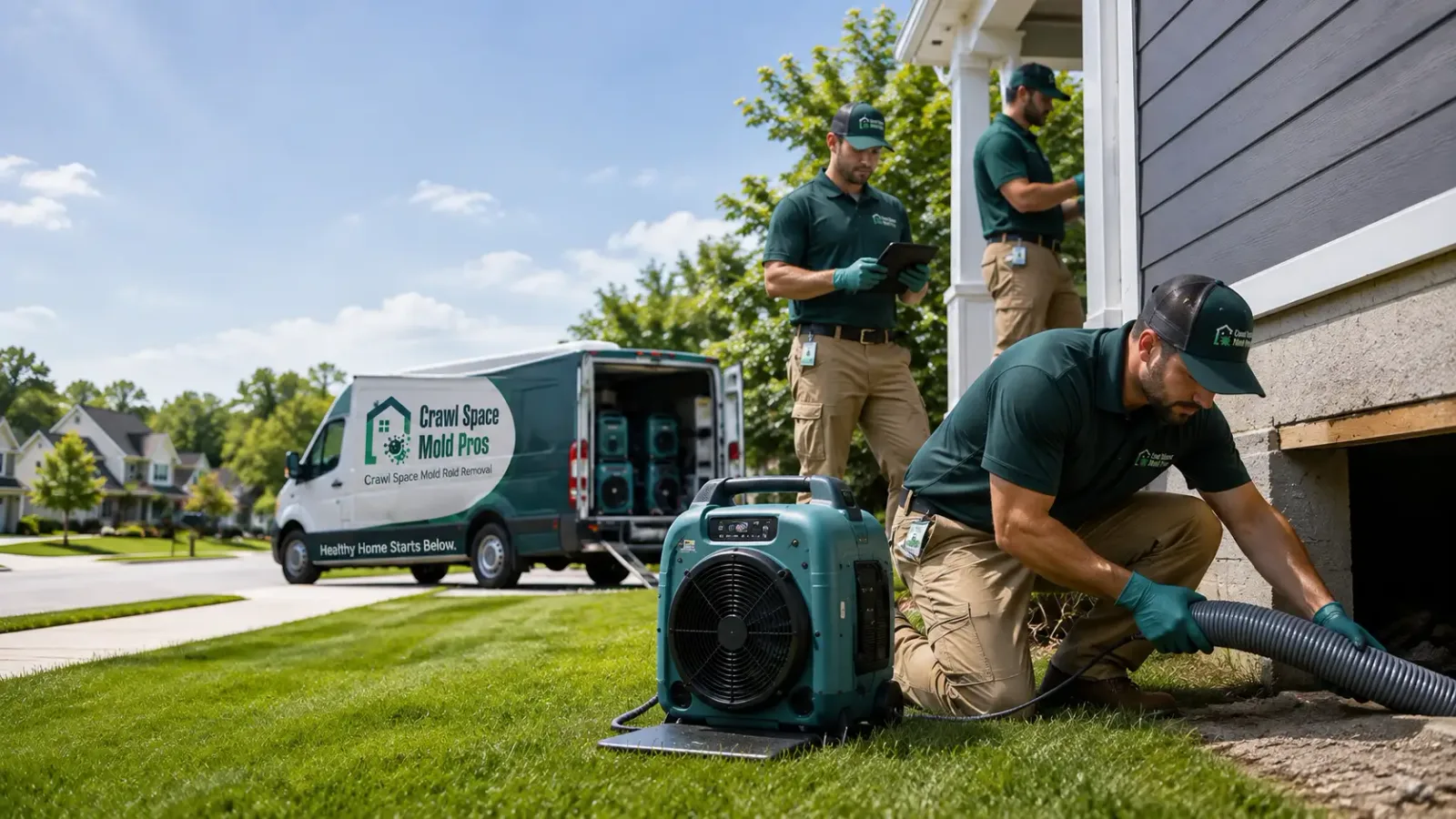 Crawl Space Mold Removal in Milltown, WI